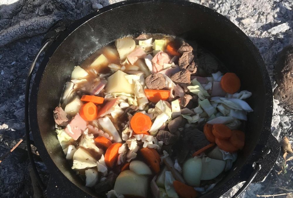 Recipe for Beef Stew in the Camp Oven