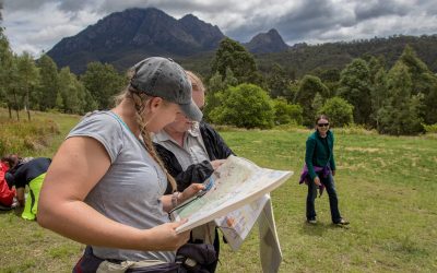 Learn navigation skills using map and compass