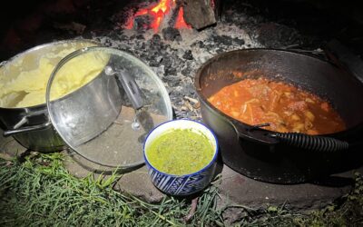 Salsa Verde made with Native Warrigal Greens