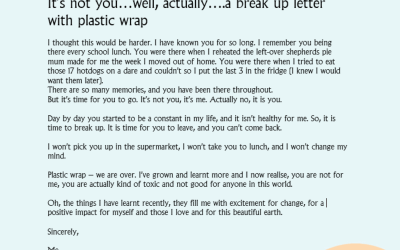 It’s not you…well, actually…